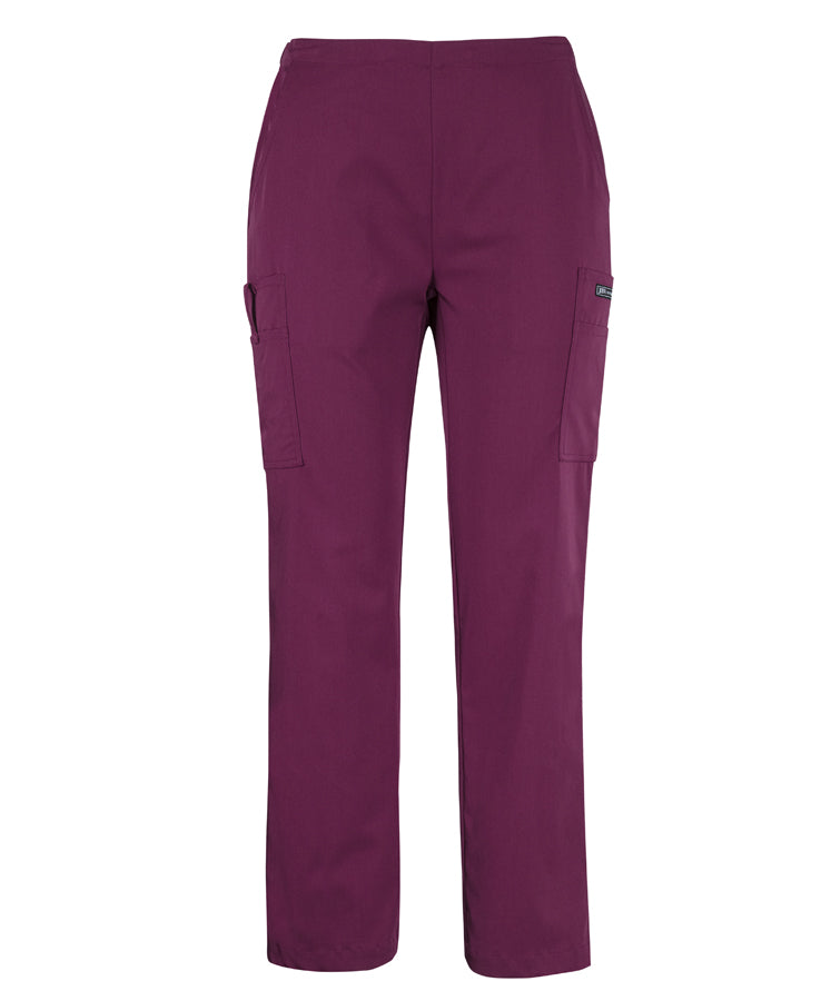 4SNP1 - JB's Wear - Ladies NU Scrub Cargo Pant Wine