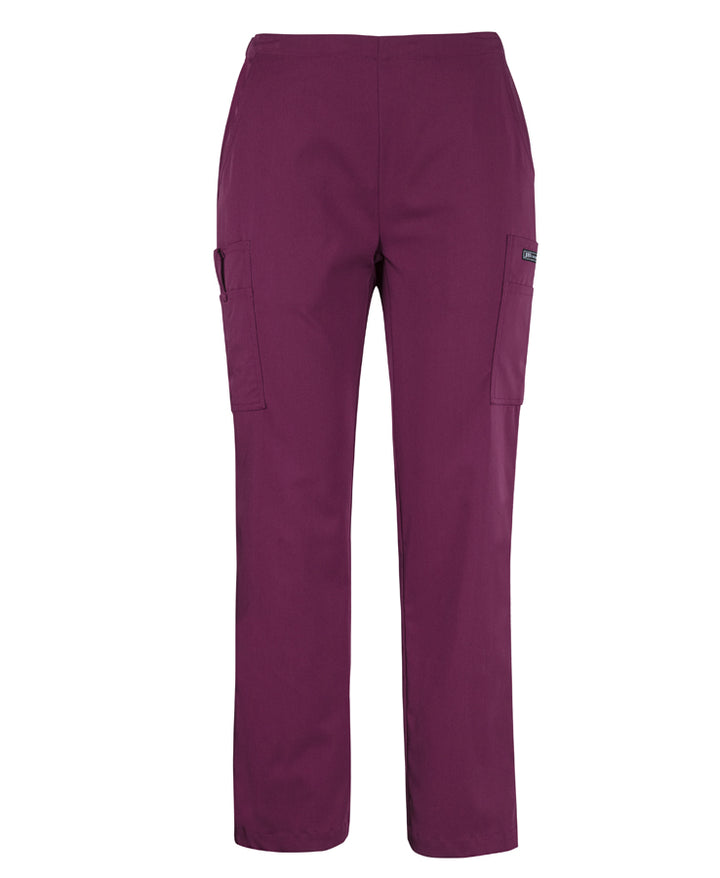 4SNP1 - JB's Wear - Ladies NU Scrub Cargo Pant Wine