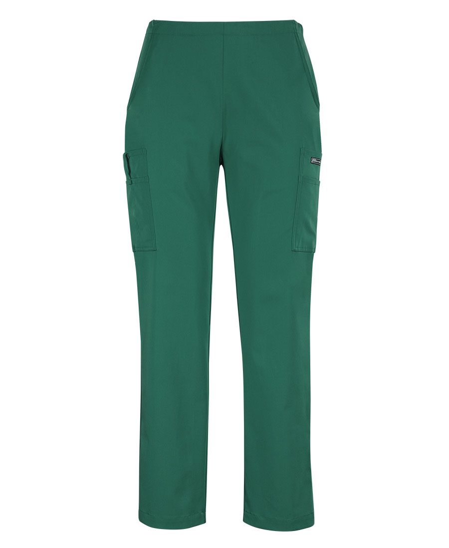 4SNP1 - JB's Wear - Ladies NU Scrub Cargo Pant Hunter Green