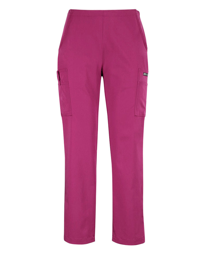 4SNP1 - JB's Wear - Ladies NU Scrub Cargo Pant Fuchsia 