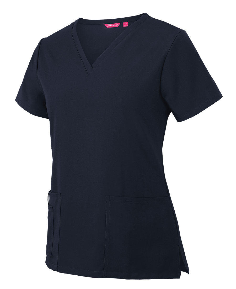 4SNT1 - JB's Wear - Ladies NU Scrub Top - Navy