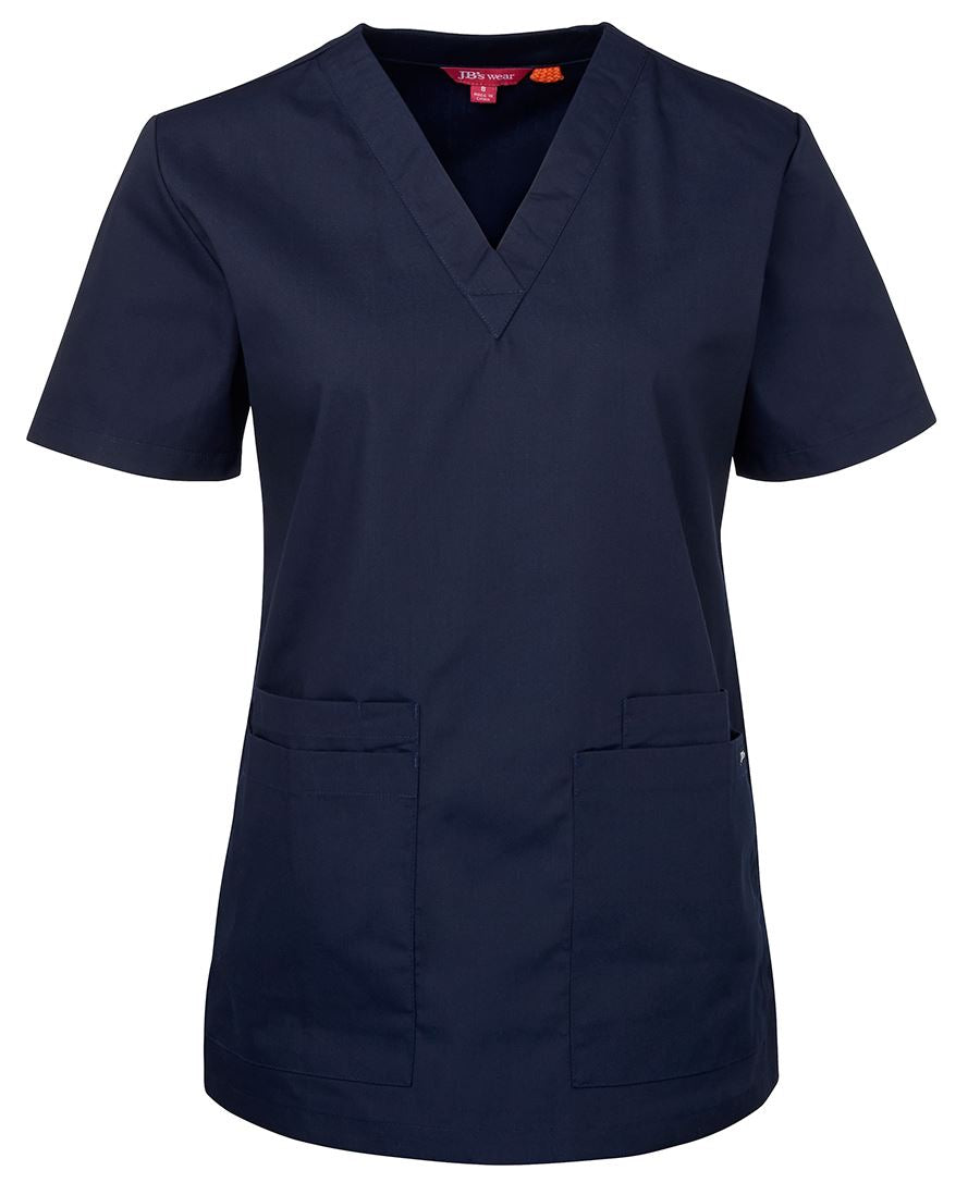 4SRT1 - JB's Wear - Ladies Scrub Top Navy