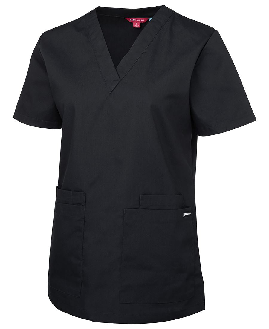 4SRT1 - JB's Wear - Ladies Scrub Top Black