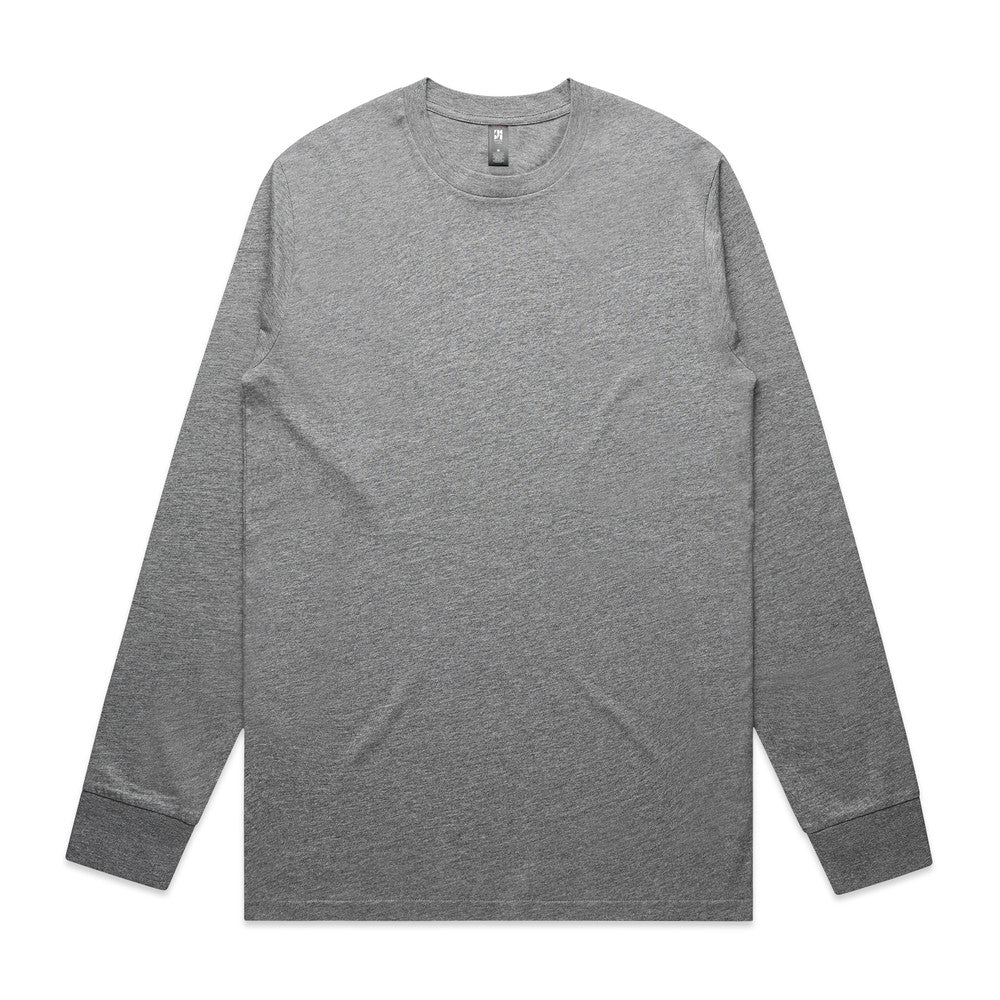 5071 - AS Colour - Classic L/S Tee Grey Marle