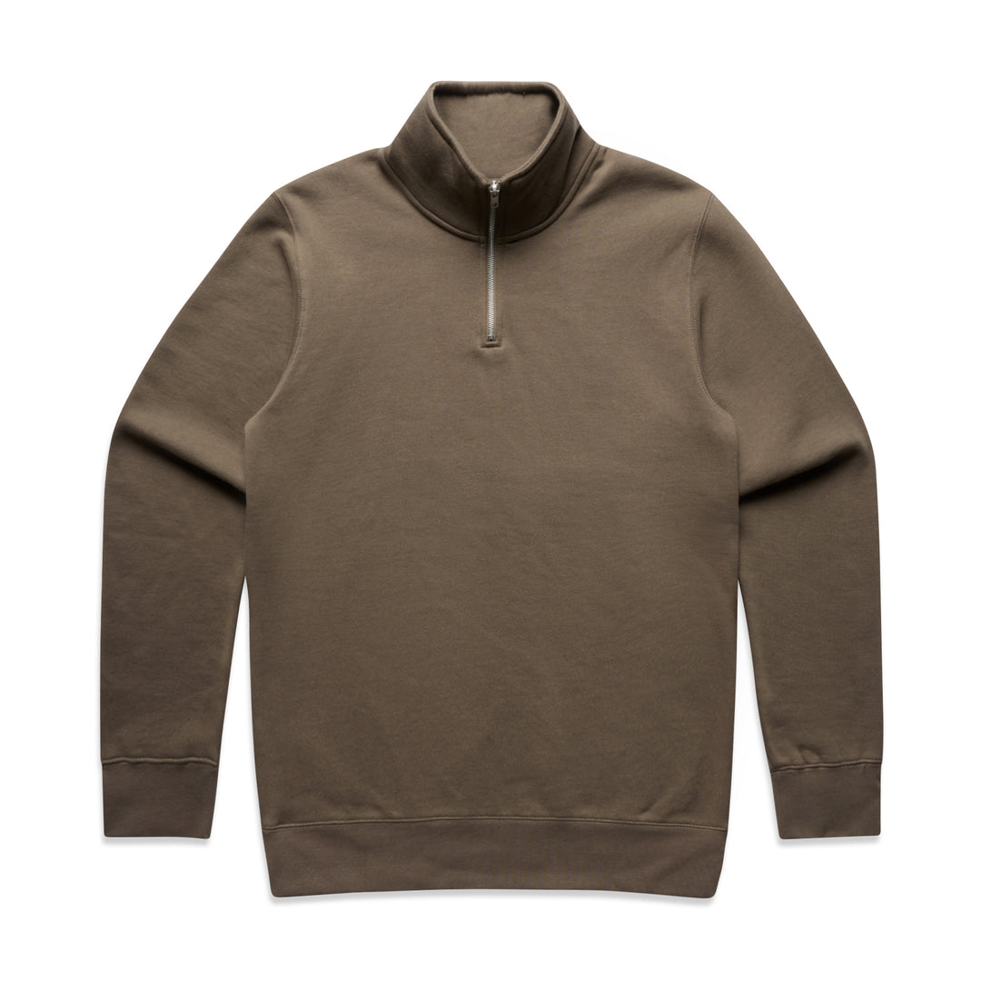 5125 - AS Colour - Stencil Half Zip Crew Sweat 350gsm
