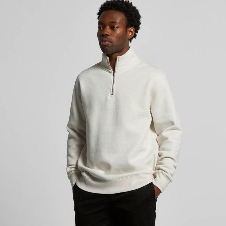 5125 - AS Colour - Stencil Half Zip Crew Sweat 350gsm