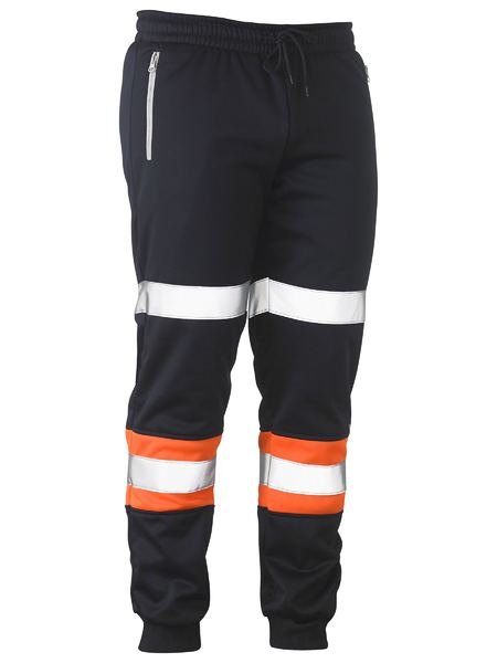 BPK6202T - Bisley - Taped Biomotion Track Pants Orange/Navy