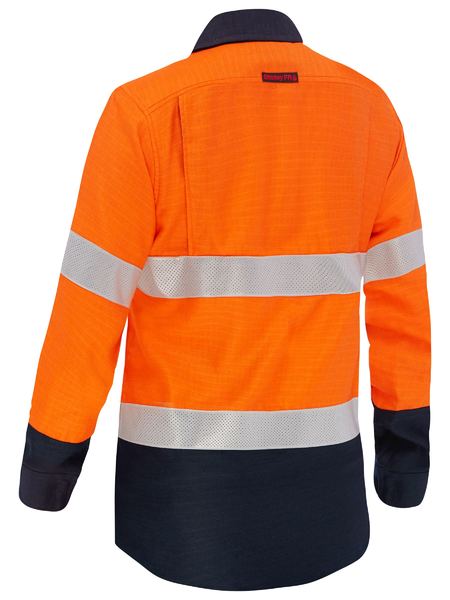 BL8338T - Bisley - Apex 160 Women's Hi-Vis FR Ripstop Vented Shirt