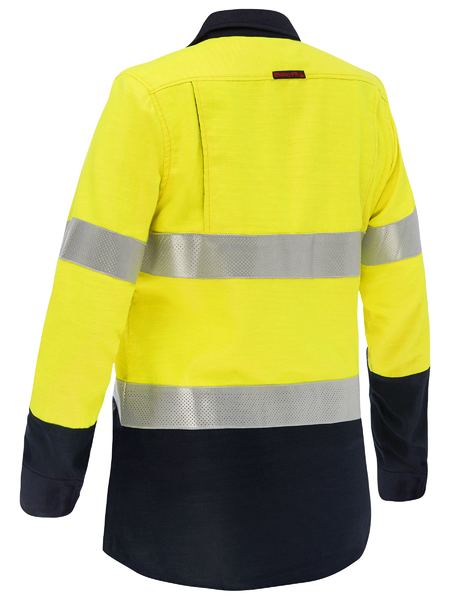 BL8338T - Bisley - Apex 160 Women's Hi-Vis FR Ripstop Vented Shirt