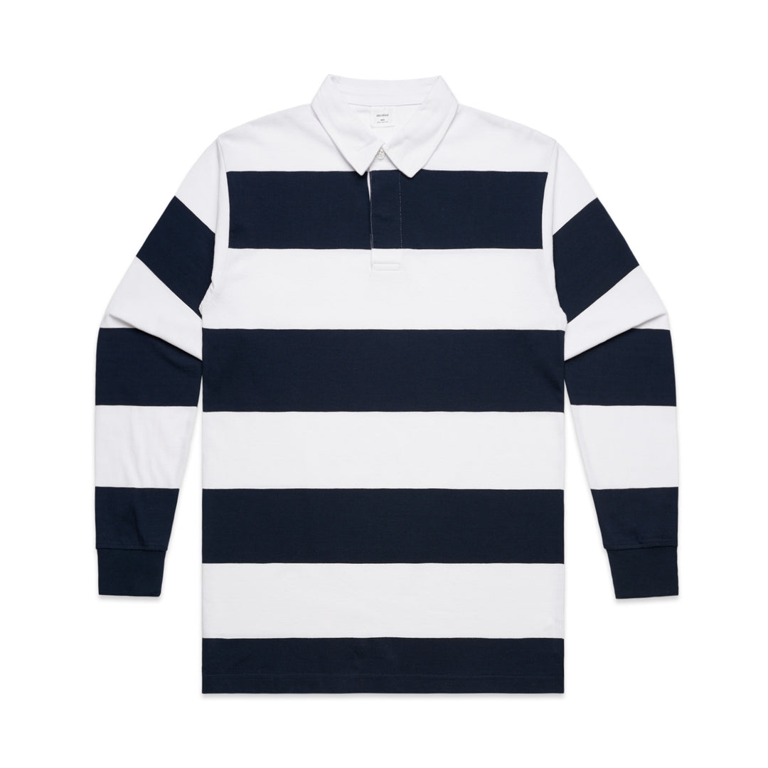 5416 - AS Colour - Rugby Stripe Jersey White/Navy 