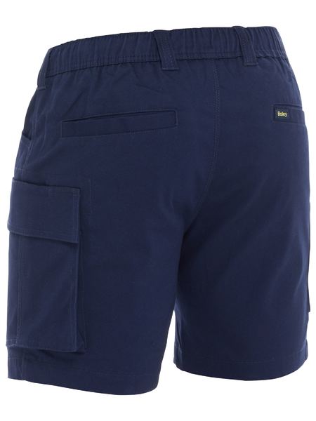 BSHC1018 - Bisley - Stretch Cotton Elastic Waist Cargo Short