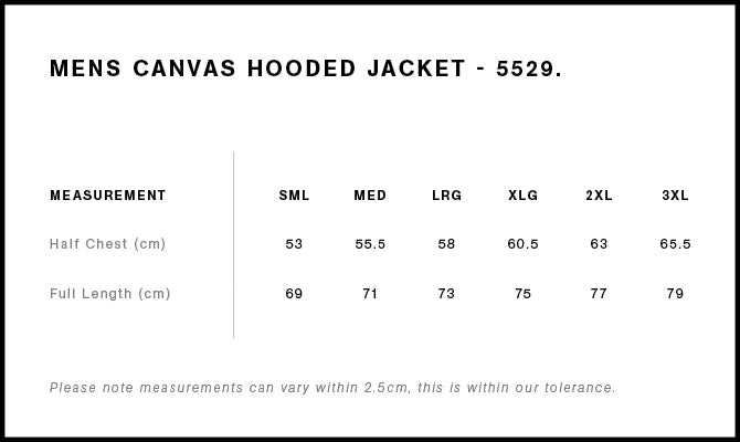 5529 - AS Colour - Canvas Heavy Hooded Jacket