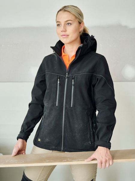 BJL6570 - Bisley - Women's Flex & Move Hooded Softshell Jacket