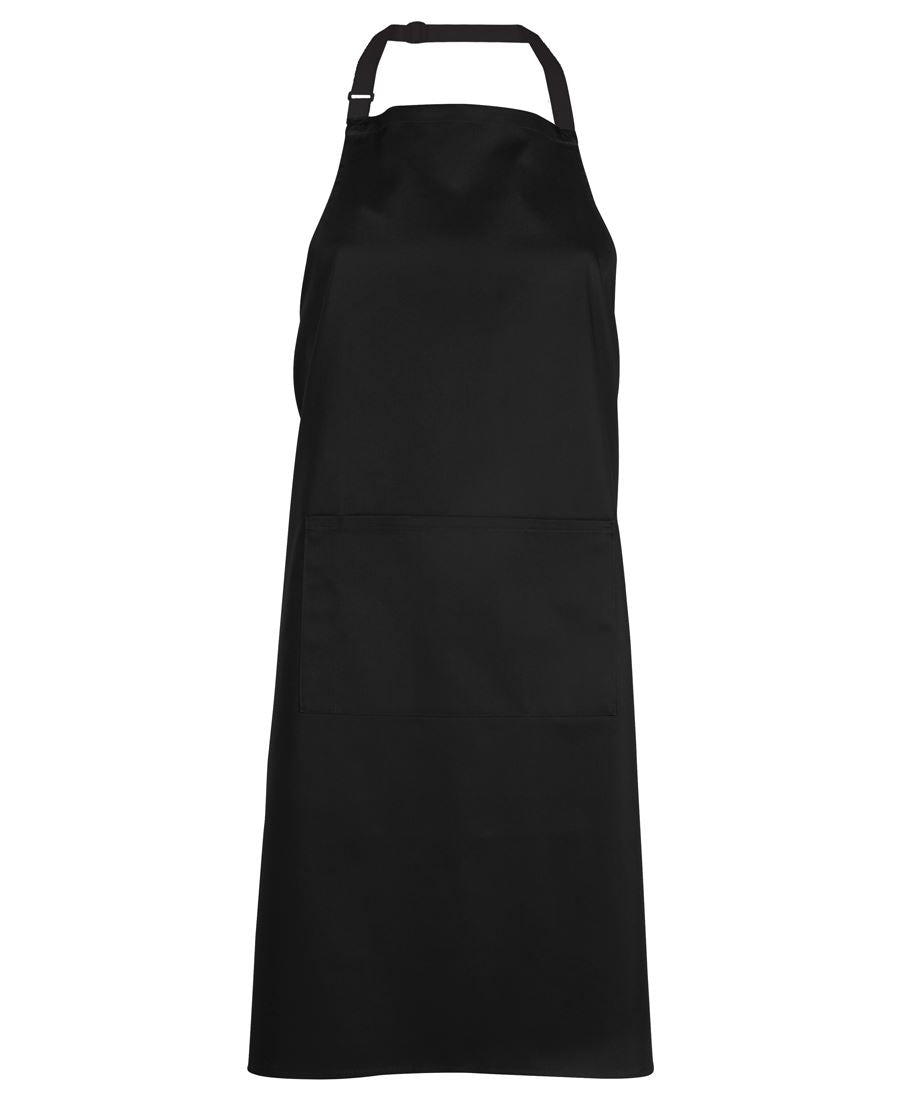 5ABIB - JB's Wear - Apron with Pocket (86cm x 93cm) Black