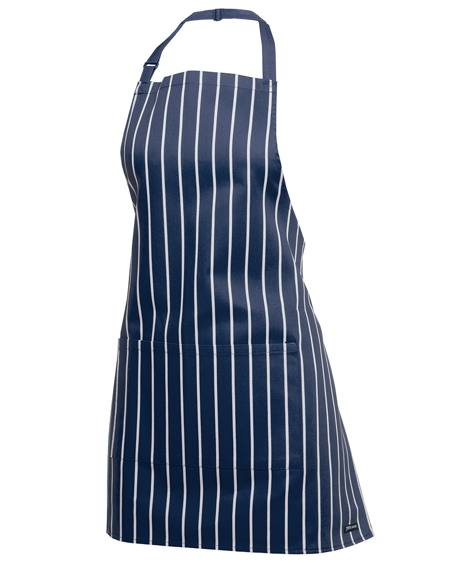 5ABIB - JB's Wear - Apron with Pocket (65cm x 71cm) Navy/white