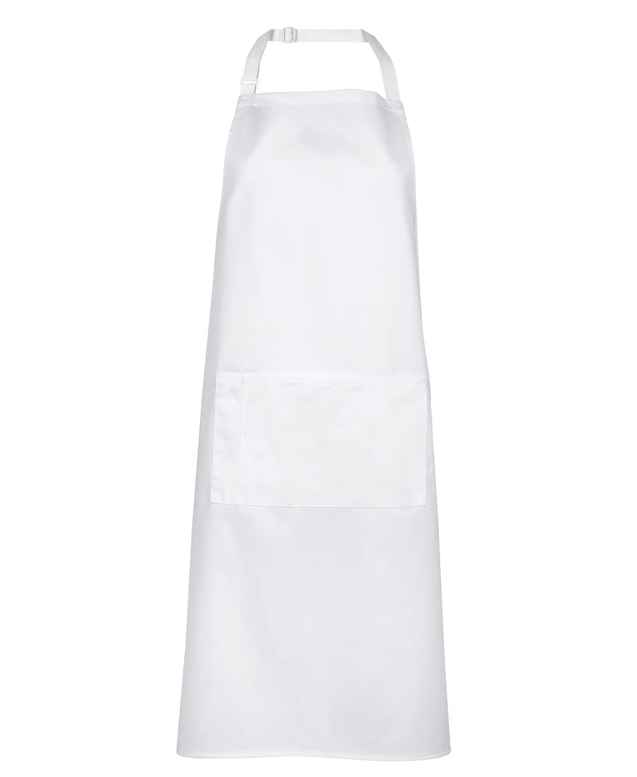 5ABIB - JB's Wear - Apron with Pocket (86cm x 93cm) White