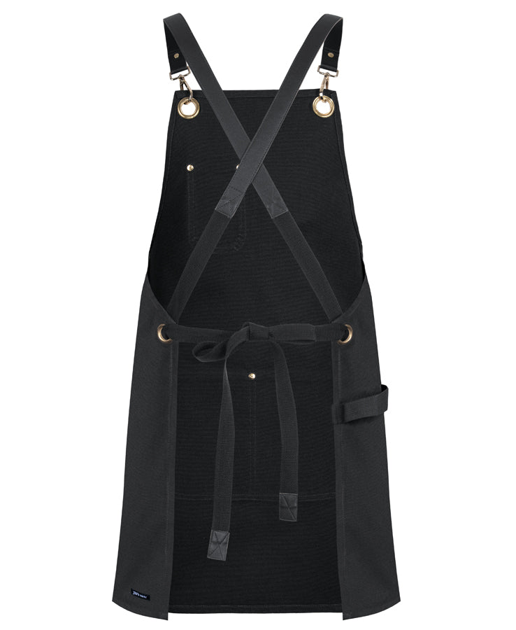 5ACBP - JB's Wear - Brass Eyelet Canvas Apron with PU Strap