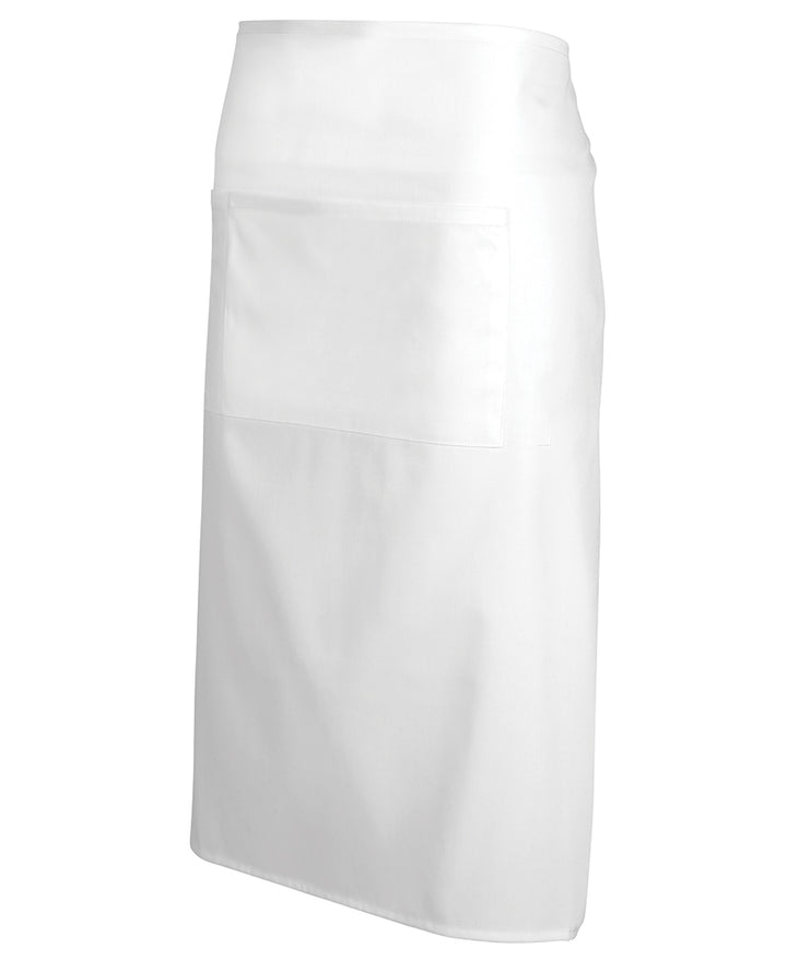 5ACONT - JB's Wear - Continental Waist Apron with Pocket (86cm x 70cm) White 