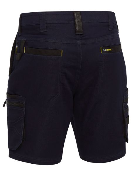 BSHC1335 - Bisley - Flx & Move Stretch Denim Zip Cargo Shorts