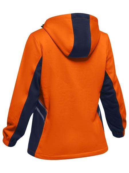 BKL6571 - Bisley - Women's Hi-Vis Liquid Repellent Fleece Hoodie