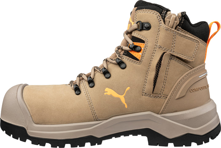 PU632757 - Puma Safety - Iron 6" HD Mid Boot - Stone