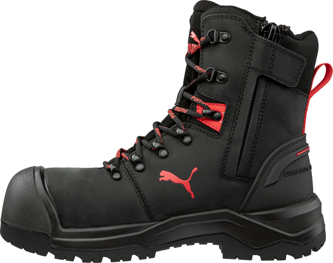 PU632777 - Puma Safety - Iron 8" HD Zip Boot - Black