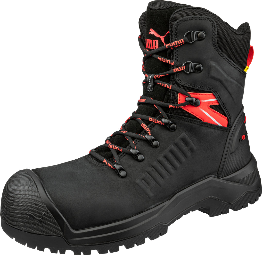 PU632777 - Puma Safety - Iron 8" HD Zip Boot - Black