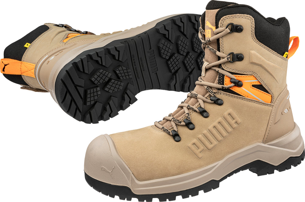 PU632787 - Puma Safety - Iron 8" HD Zip Boot - Stone