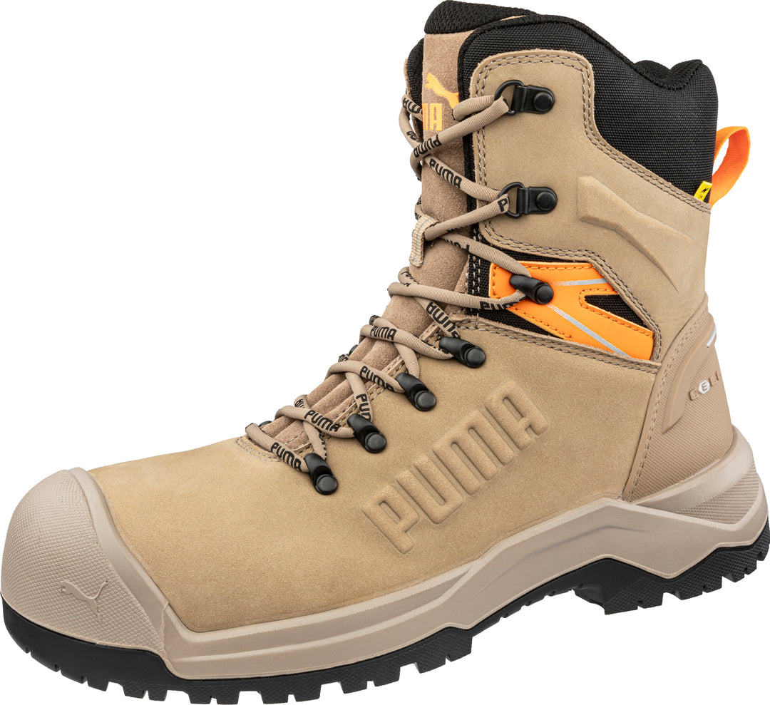 PU632787 - Puma Safety - Iron 8" HD Zip Boot - Stone