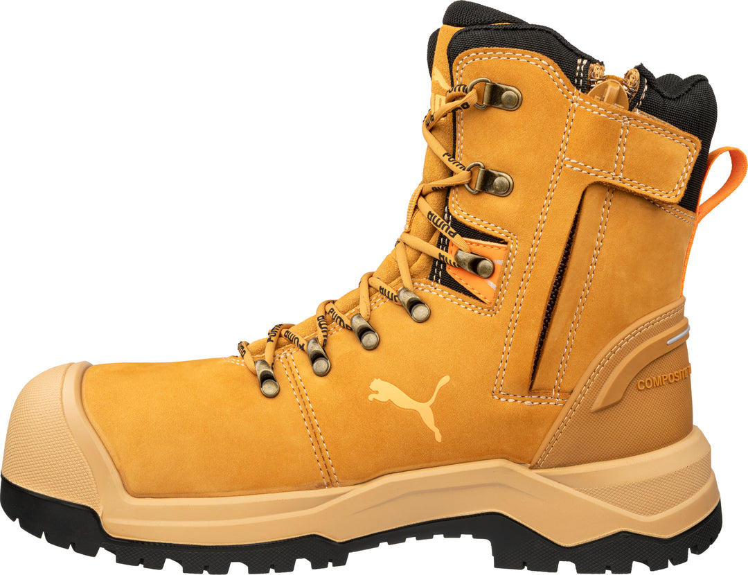 PU632797 - Puma Safety - Iron 8" HD Zip Boot - Wheat