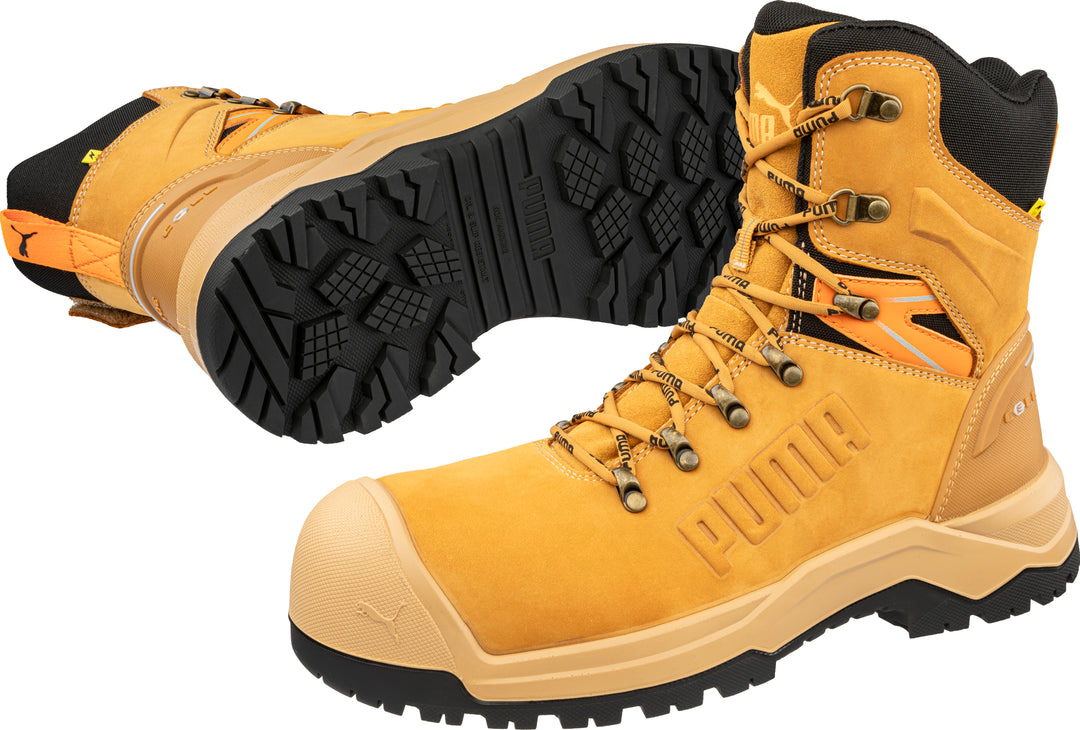 PU632797 - Puma Safety - Iron 8" HD Zip Boot - Wheat