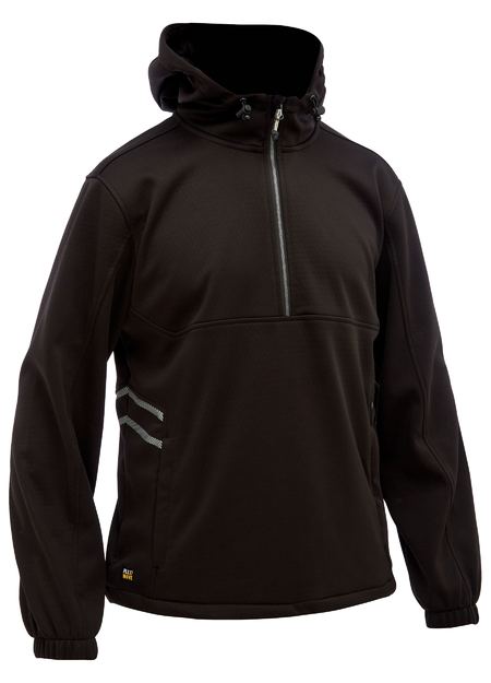 BK6574 - Bisley - Flx & Move™ Liquid Repellent Fleece Hoodie Black