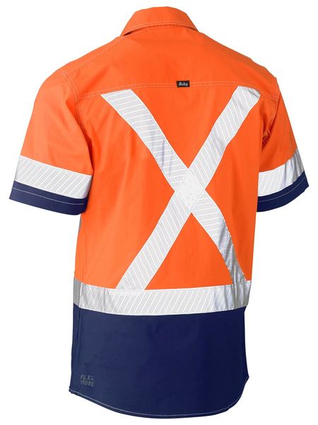 BS1177XT - Bisley - Flx & Move X Taped Hi-Vis Utility Shirt