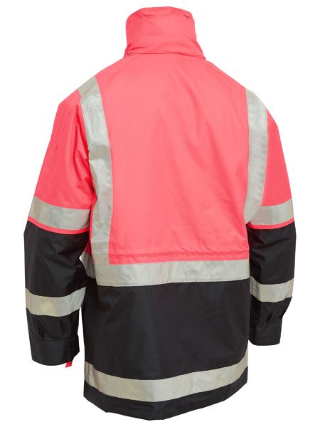 BK6975 - Bisley - Hi-Vis  5-in-1 Waterproof Jacket  (Taped)