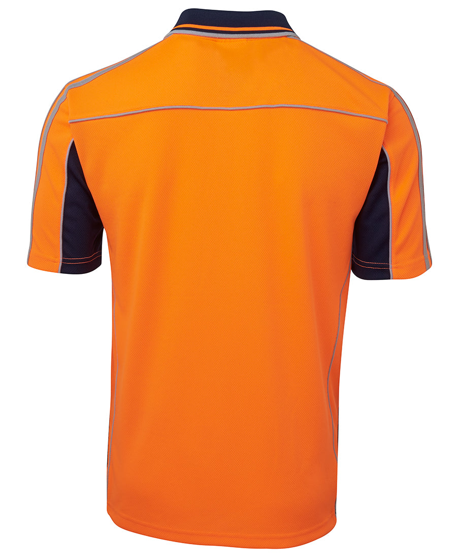 6AT4S - JB'S Wear - Hi-Vis Arm Tape Polo - Short Sleeve