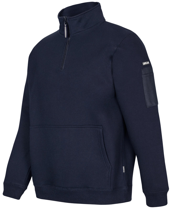 6CHF - JB's Wear - 350 Premium Trade 1/2 Zip Fleece Navy 