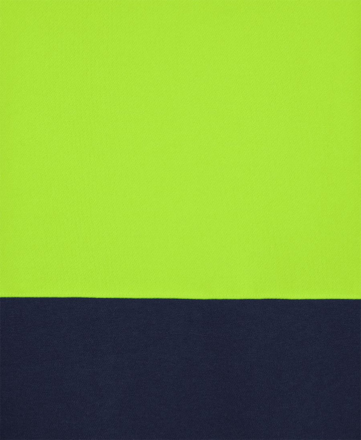 6CHVF - JB's Wear - Hi-Vis 350gsm 1/2 Zip Neck Sweatshirt