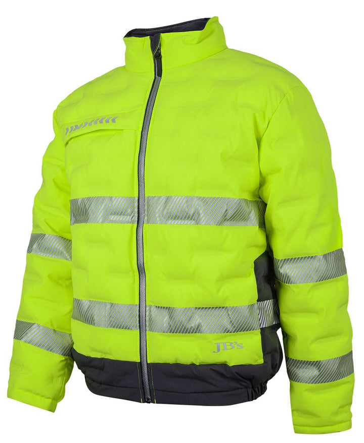 6DGJ - JB's Wear - Hi-Vis (D+N) Graphene Puffer Jacket Lime/Charcoal