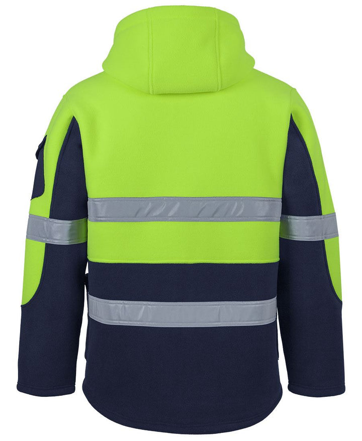 6DLZ - JB's - Hi Vis D+N 450g Full Zip Shepherd Hoodie