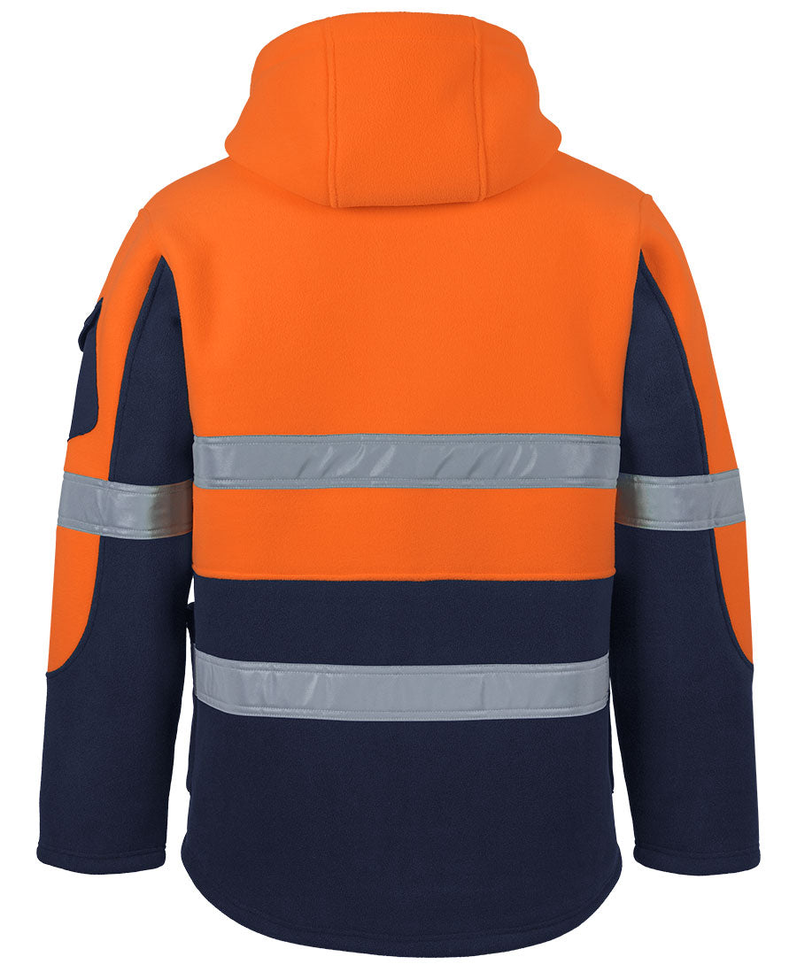 6DLZ - JB's - Hi Vis D+N 450g Full Zip Shepherd Hoodie