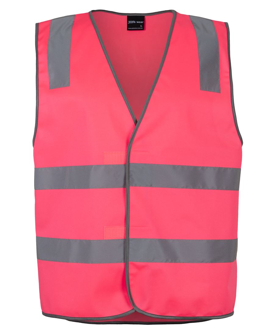 6DNSV -  JB's Wear - Hi- Vis (Day/Night) Safety Vest - Velcro fastening