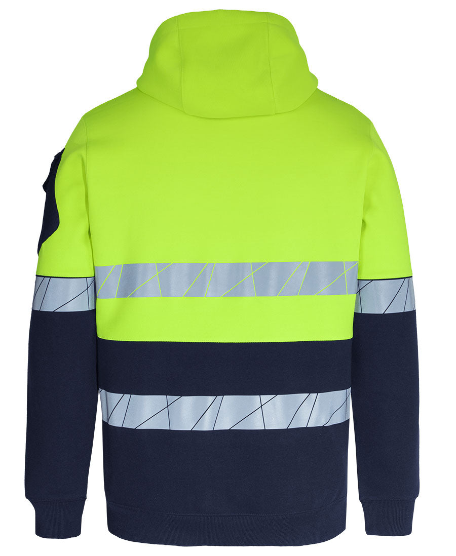 6DPFP - JB's Wear - Hi-Vis 450g Pullover Hoodie with Fragmented Tape