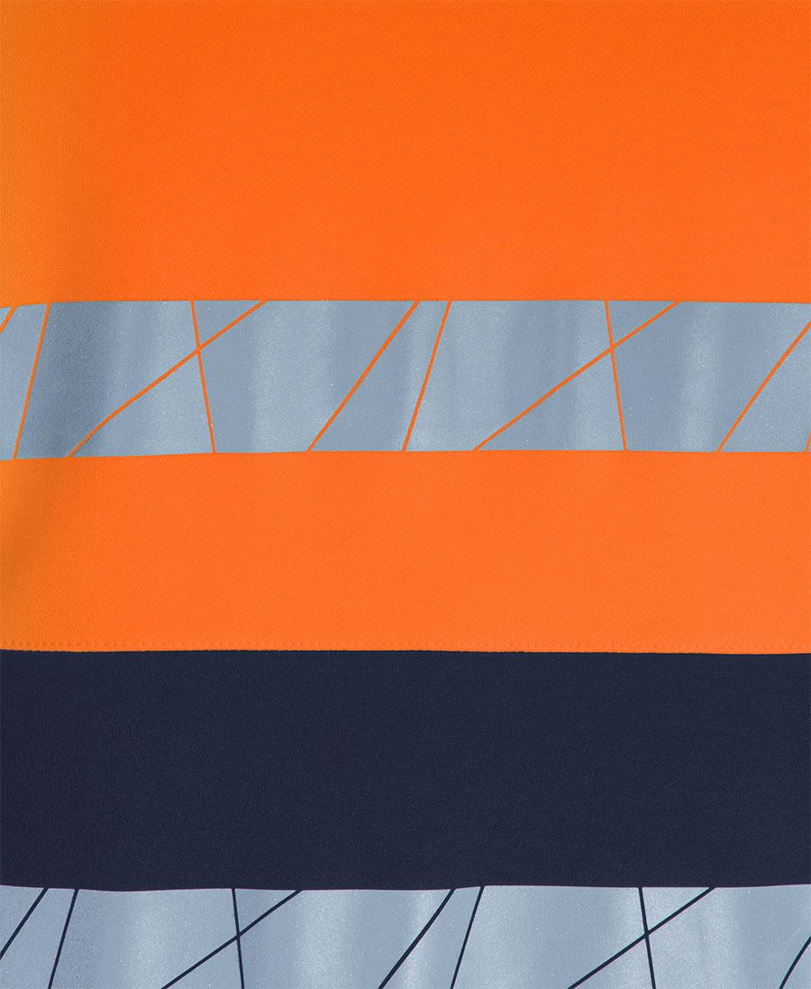 6DPFP - JB's Wear - Hi-Vis 450g Pullover Hoodie with Fragmented Tape
