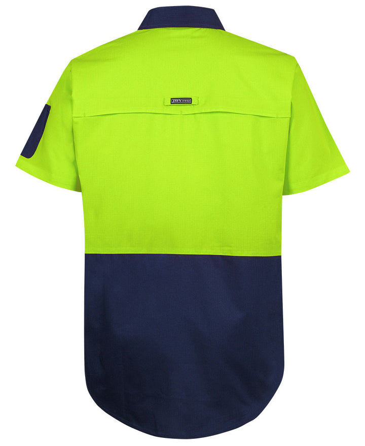 6HRFS -  JB's Wear - Hi-Vis Class F Ripstop Short Sleeve Shirt 145g