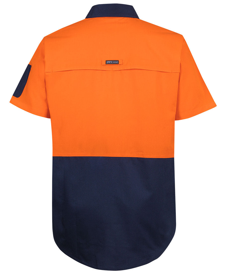 6HRFS -  JB's Wear - Hi-Vis Class F Ripstop Short Sleeve Shirt 145g