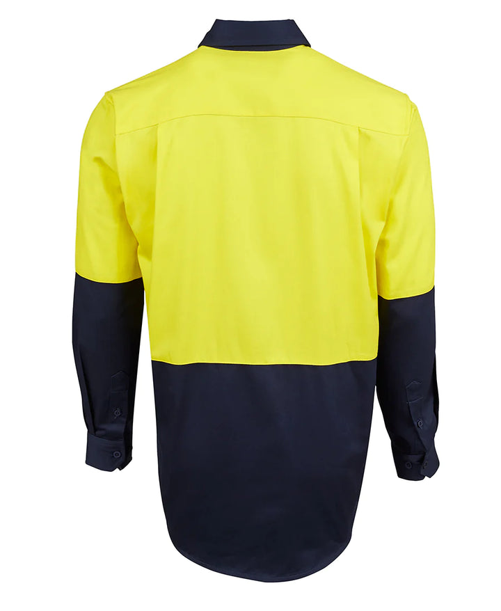 6HVCF - JB's Wear -  Hi Vis Close Front  L/S 190g Shirt