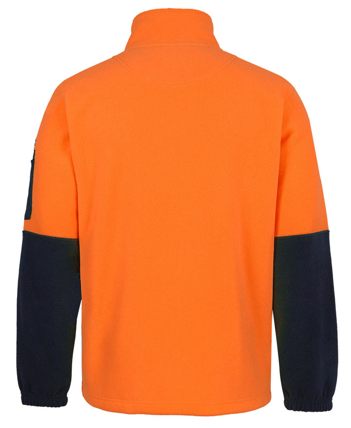 6HVPE - JB's Wear - Hi-Vis Full Zip Polar Fleece