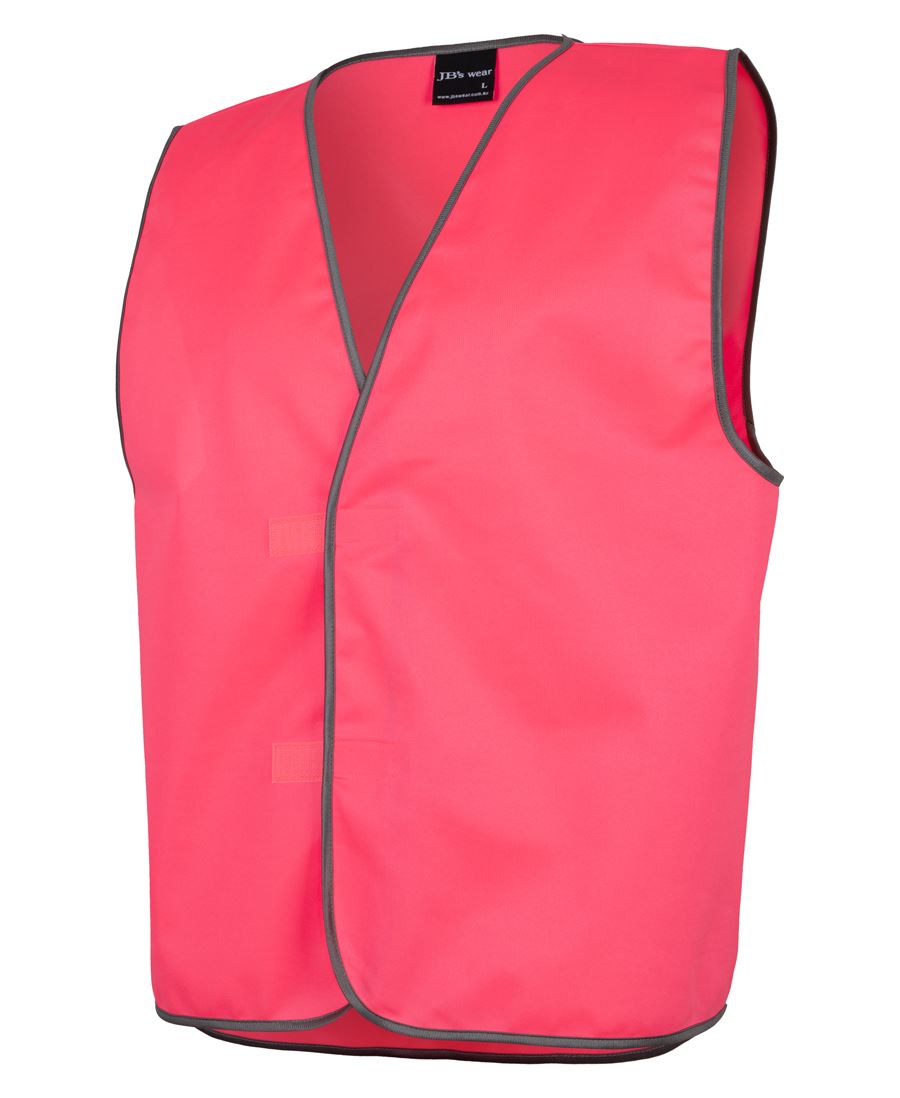 6HVSV - JB's Wear - Hi Vis Safety Vest - Pink