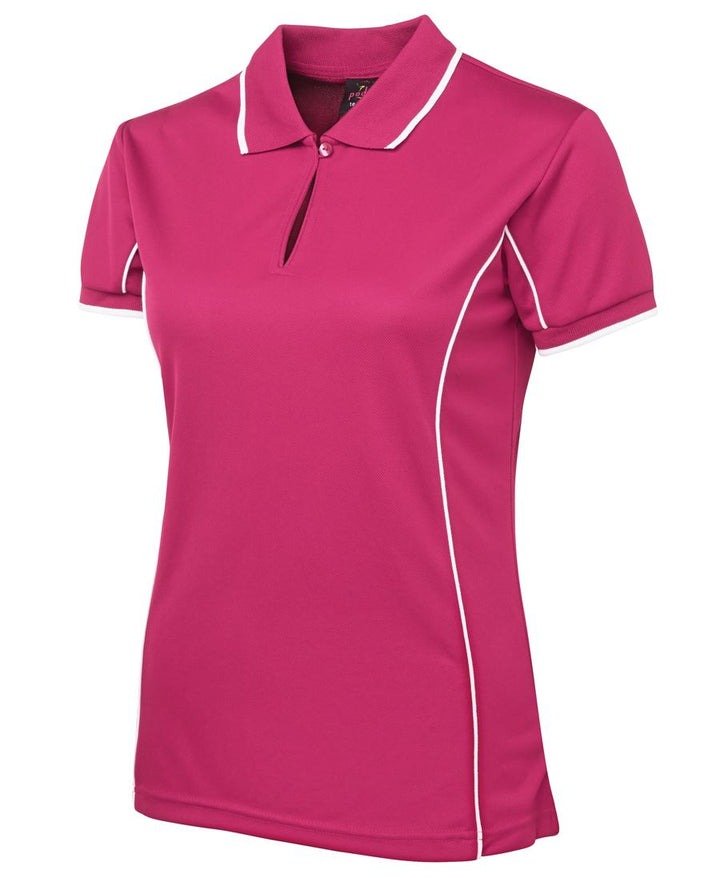 7LPI - JB's Wear - Ladies Team Piping Polo - Other Colours Excluding Black & Navy