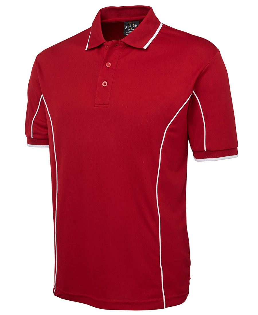 7PIP - JB's Wear - Team Piping Polo Red/White